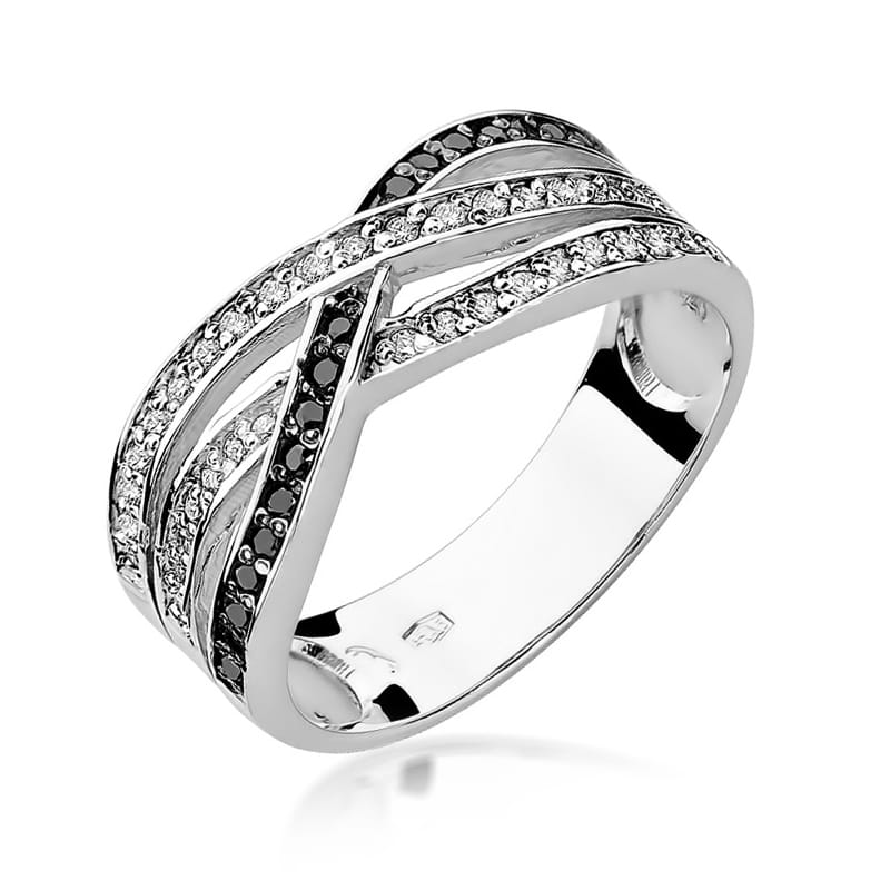 Inel Aur 9K cu Diamante Naturale 0.18 ct, imaginea 5 din 7