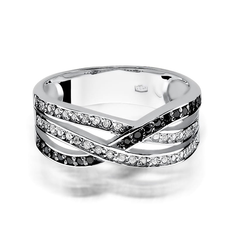 Inel Aur 9K cu Diamante Naturale 0.18 ct, imaginea 6 din 7