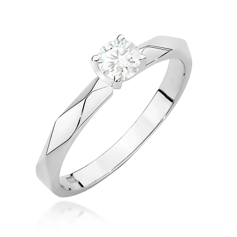 Inel Aur 9K cu Diamant Natural 0.25 ct, imaginea 5 din 8