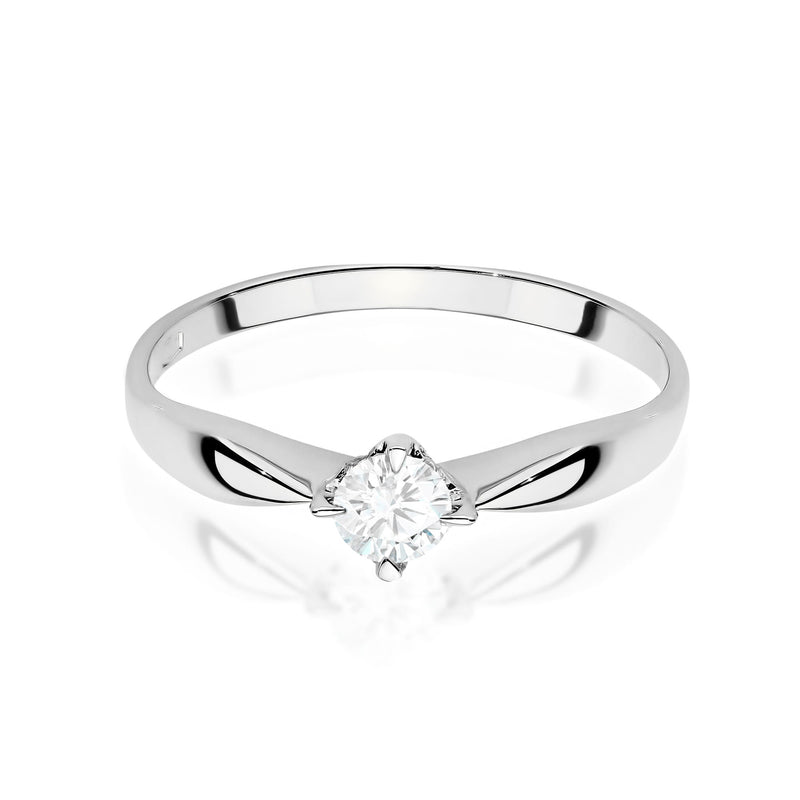 Inel Aur 9K cu Diamant de Laborator 0.15 ct, imaginea 6 din 8