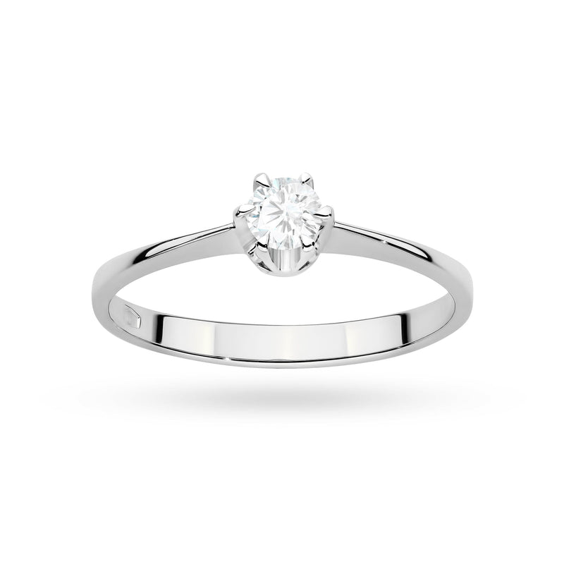 Inel Aur 9K cu Diamant de Laborator 0.20 ct, imaginea 9 din 9