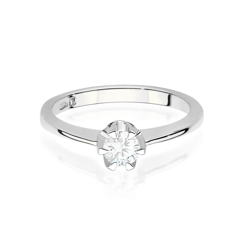 Inel Aur 9K cu Diamant de Laborator 0.40 ct, imaginea 6 din 8