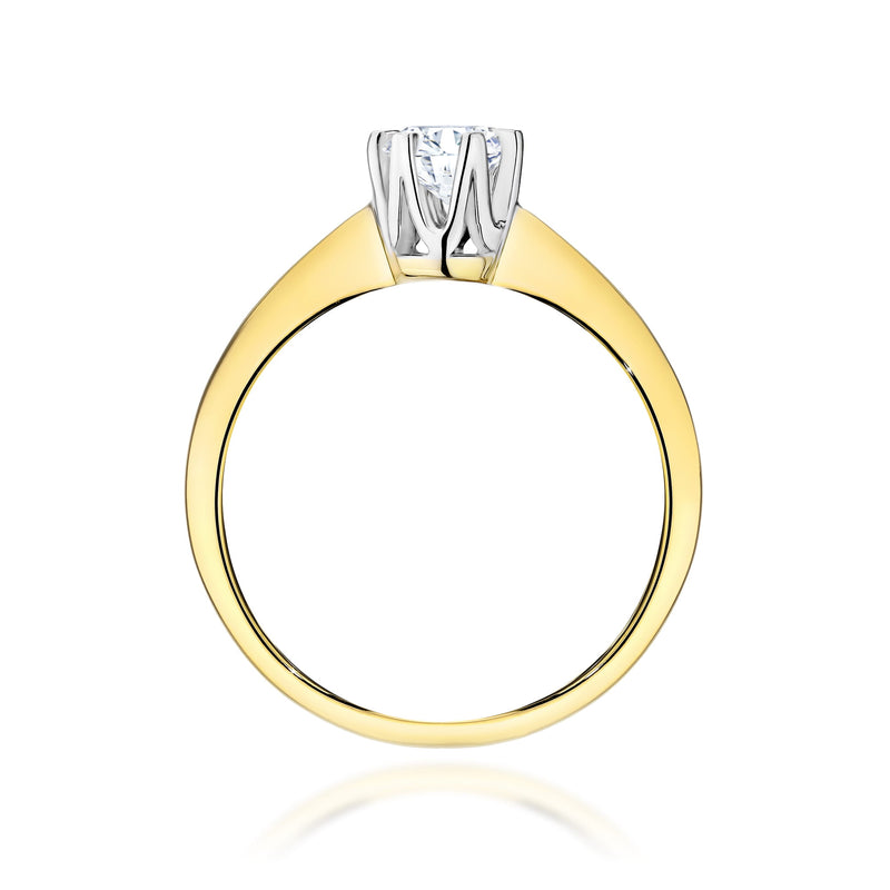 Inel Aur 9K cu Diamant de Laborator 0.50 ct, imaginea 3 din 8
