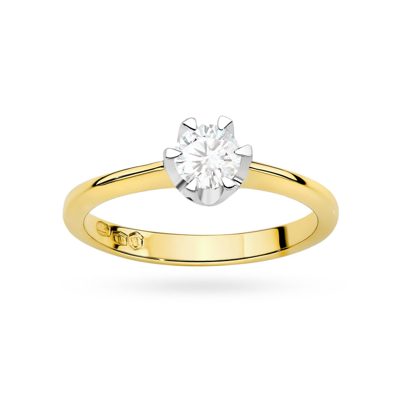 Inel Aur 9K cu Diamant de Laborator 0.70 ct, imaginea 4 din 8