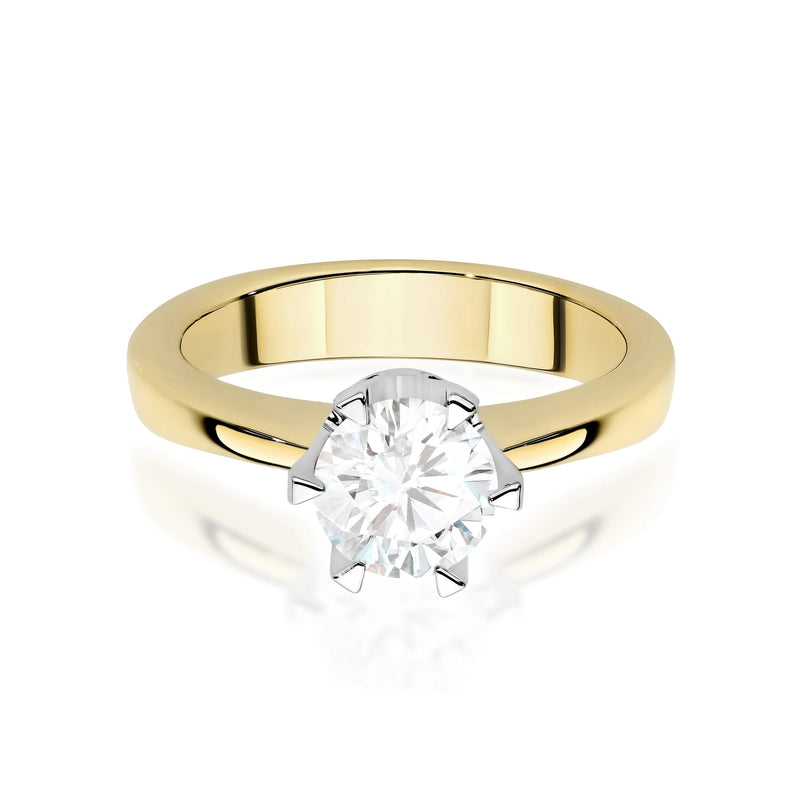 Inel Aur 9K cu Diamant de Laborator 1.00 ct, imaginea 2 din 8