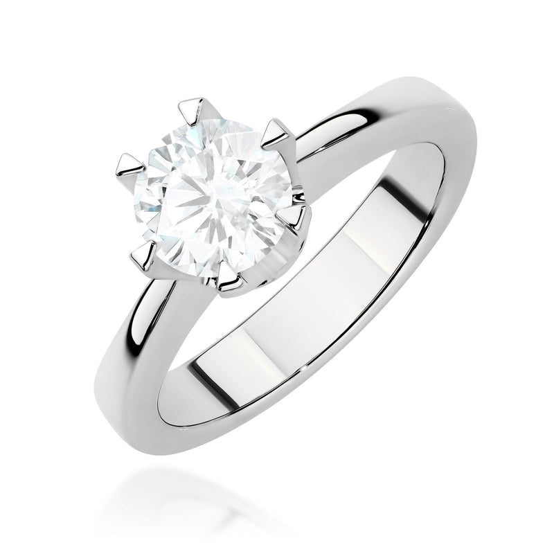 Inel Aur 9K cu Diamant de Laborator 1.00 ct, imaginea 5 din 8