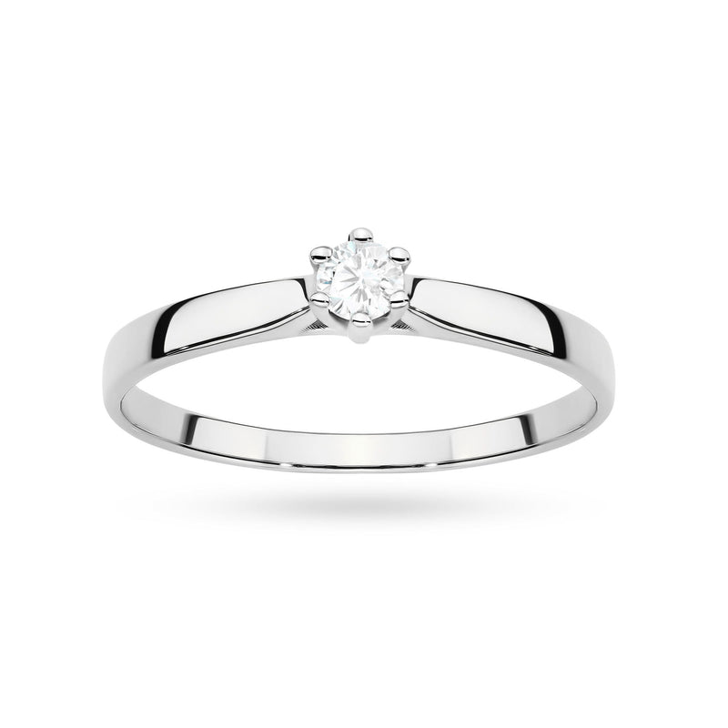 Inel Aur 9K cu Diamant de Laborator 0.20 ct, imaginea 8 din 8