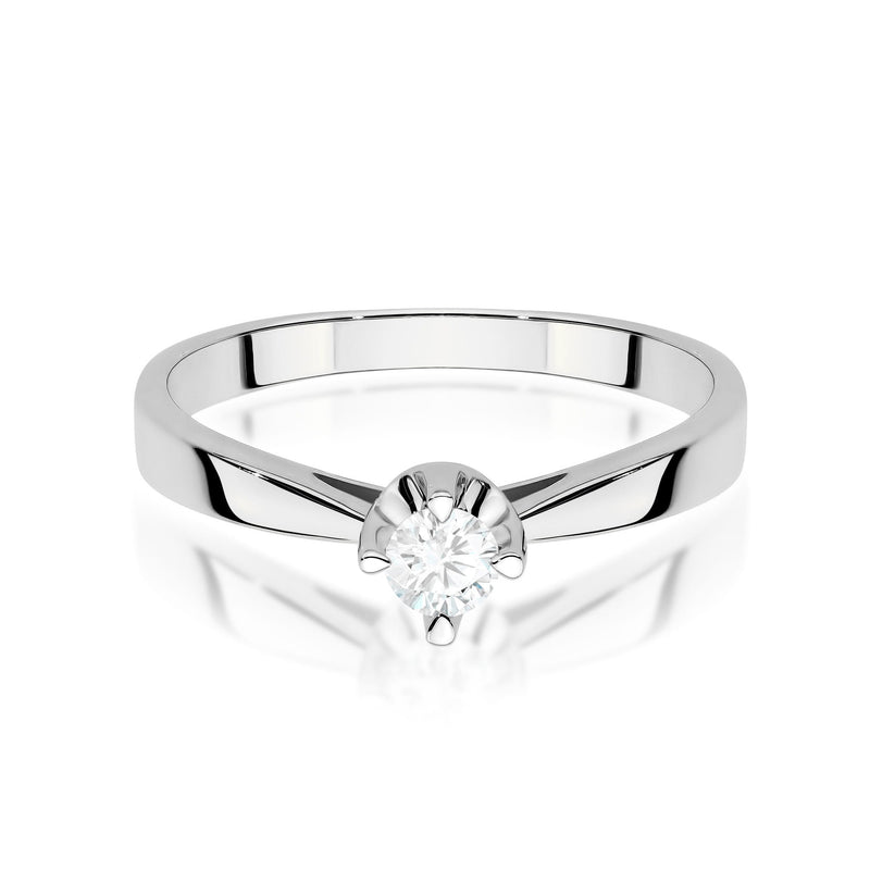 Inel Aur 9K cu Diamant de Laborator 0.20 ct, imaginea 6 din 8