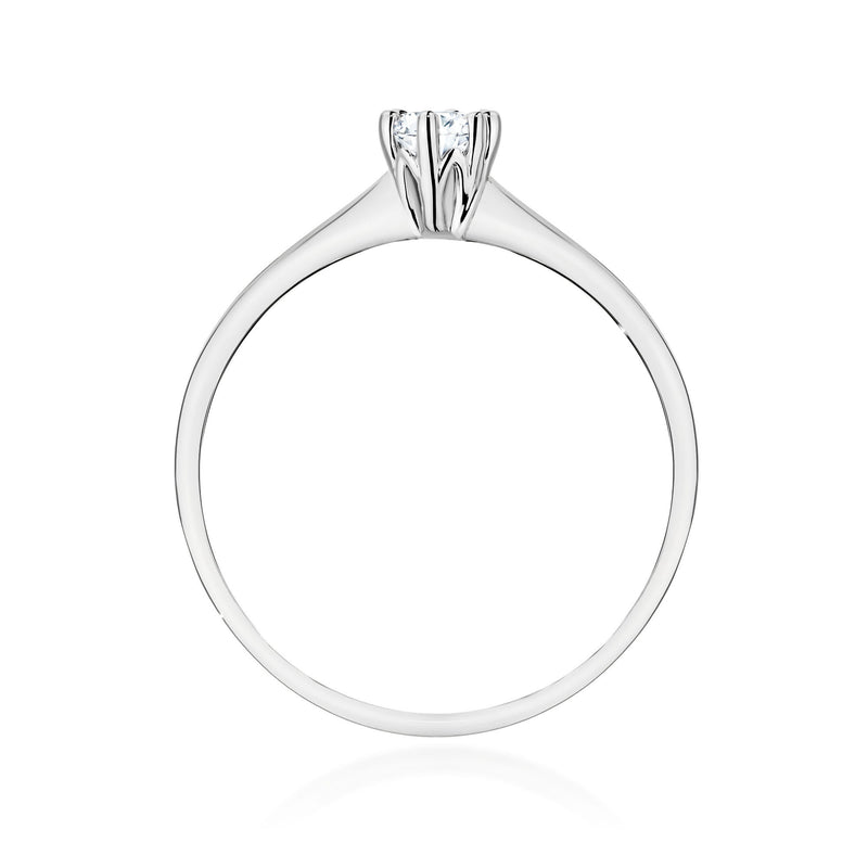 Inel Aur 9K cu Diamant de Laborator 0.20 ct, imaginea 8 din 9