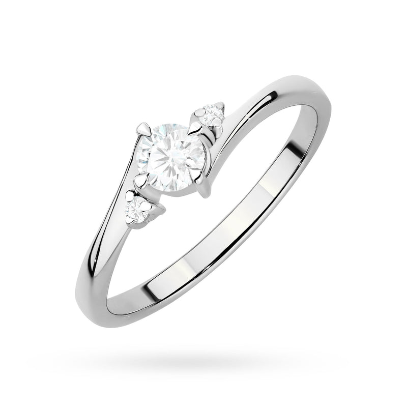 Inel Aur 9K cu Diamante de Laborator 0.27 ct, imaginea 7 din 10