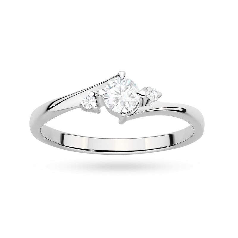 Inel Aur 9K cu Diamante de Laborator 0.27 ct, imaginea 10 din 10