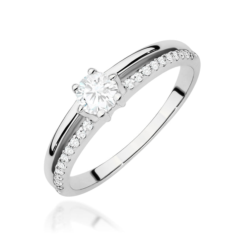 Inel Aur 9K cu Diamante de Laborator 0.40 ct, imaginea 5 din 8