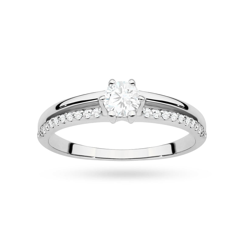 Inel Aur 9K cu Diamante de Laborator 0.40 ct, imaginea 8 din 8