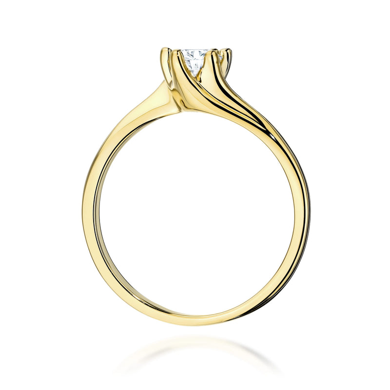 Inel Aur 9K cu Diamant de Laborator 0.50 ct, imaginea 3 din 8