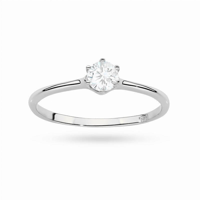 Inel Aur 9K cu Diamante de Laborator 0.26 ct, imaginea 8 din 8