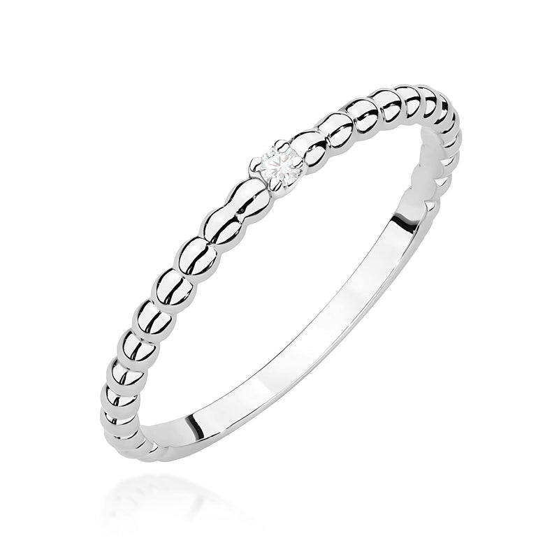 Inel Aur 9K cu Diamant Natural 0.02 ct, imaginea 5 din 8