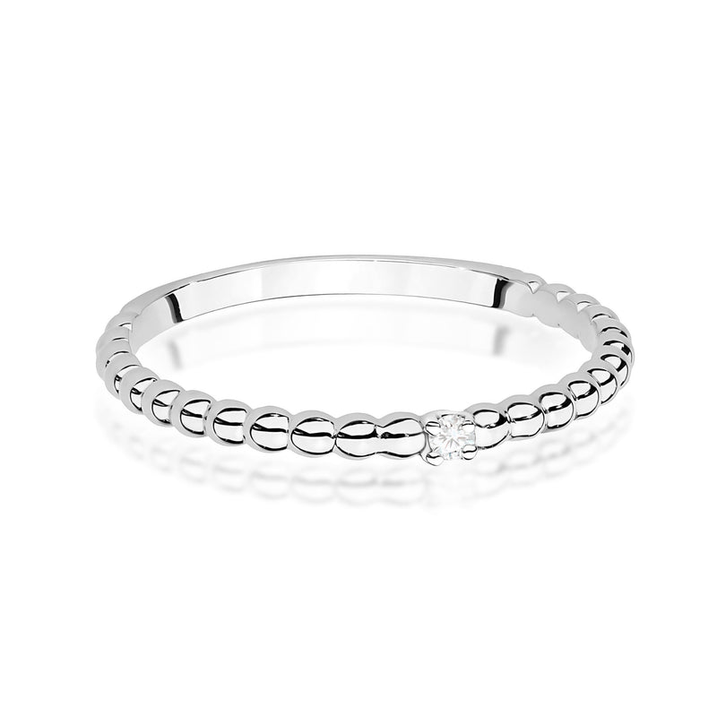 Inel Aur 9K cu Diamant Natural 0.02 ct, imaginea 6 din 8