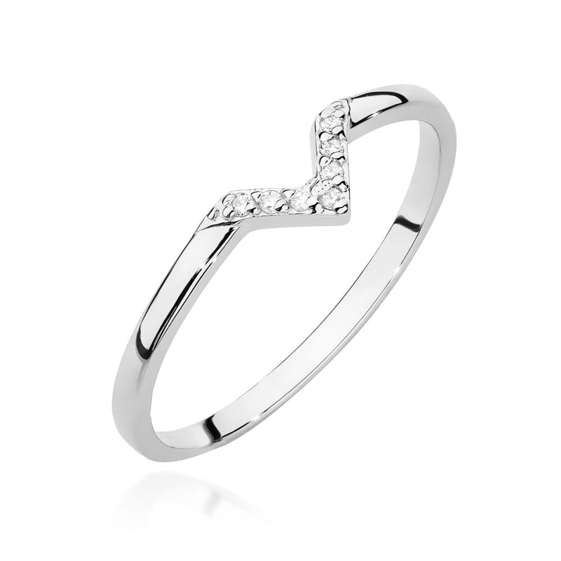 Inel Aur 9K cu Diamante Naturale 0.04 ct, imaginea 5 din 8