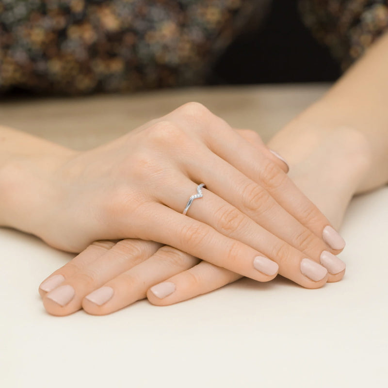 Inel Aur 9K cu Diamante Naturale 0.04 ct, imaginea 8 din 8