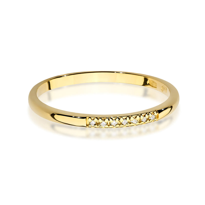 Inel Aur 9K cu Diamante Naturale 0.04 ct, imaginea 2 din 8