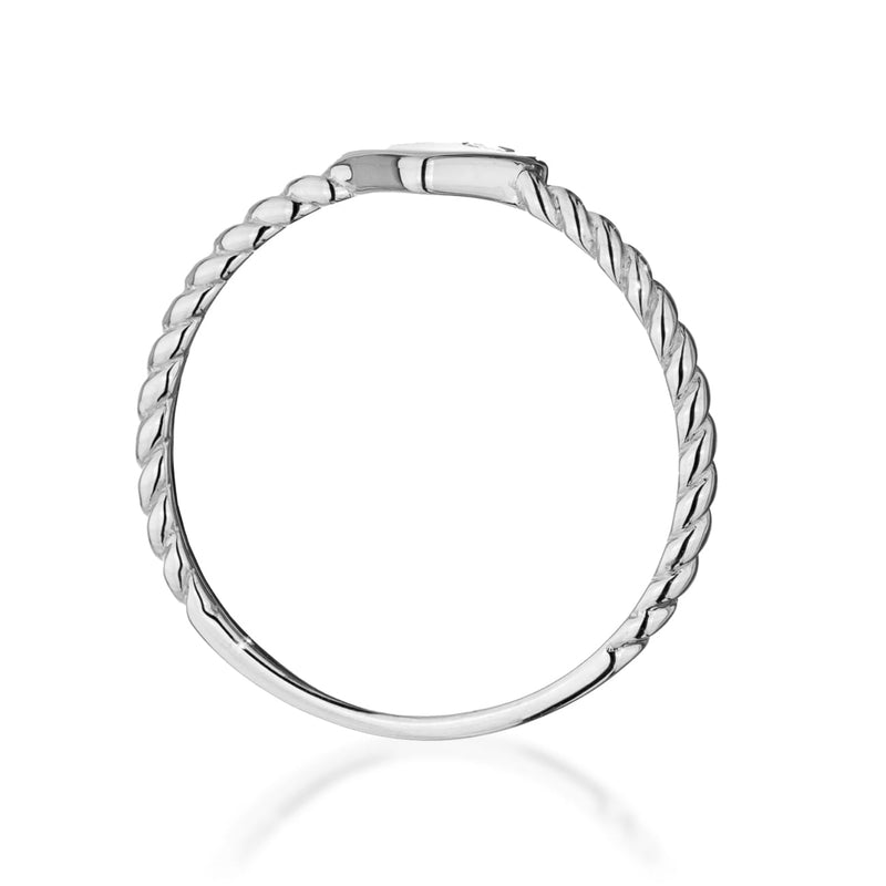 Inel Aur 9K cu Diamant Natural 0.03 ct, imaginea 7 din 8
