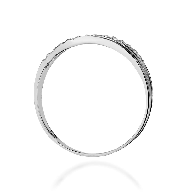 Inel Aur 9K cu Diamante Naturale 0.15 ct, imaginea 7 din 8