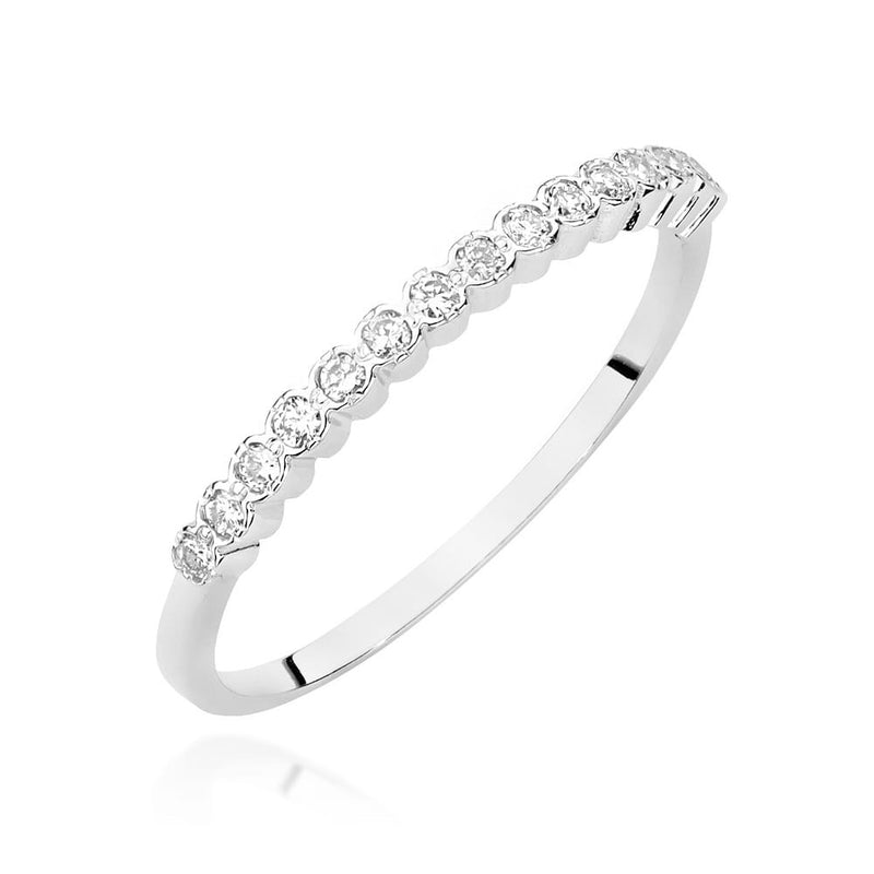 Inel Aur 9K cu Diamante Naturale 0.08 ct, imaginea 5 din 8