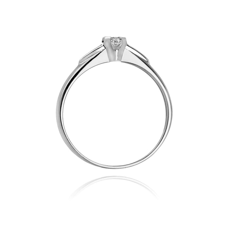 Inel Aur 9K cu Diamant Natural 0.05 ct, imaginea 7 din 8