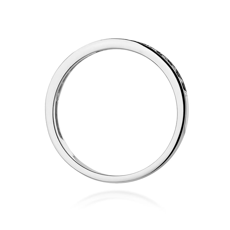 Inel Aur 9K cu Diamante Naturale Negre 0.20 ct, imaginea 7 din 8