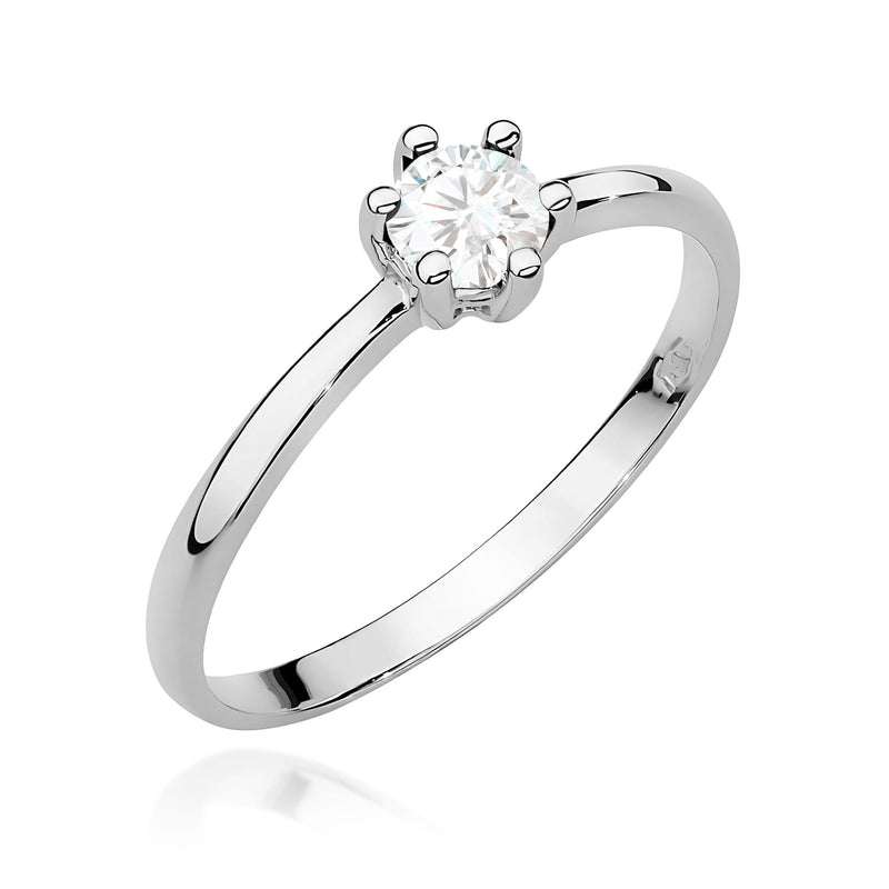 Inel Aur 9K cu Diamant Natural 0.30 ct, imaginea 5 din 8