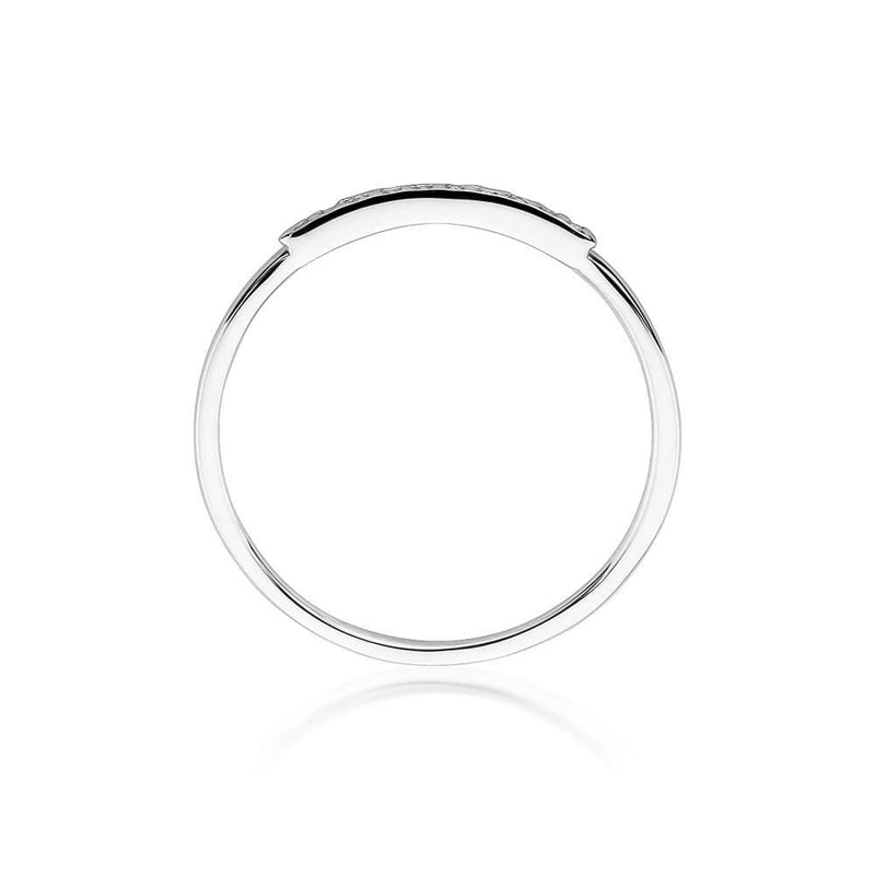 Inel Aur 9K cu Diamante Naturale Negre 0.05 ct, imaginea 7 din 8