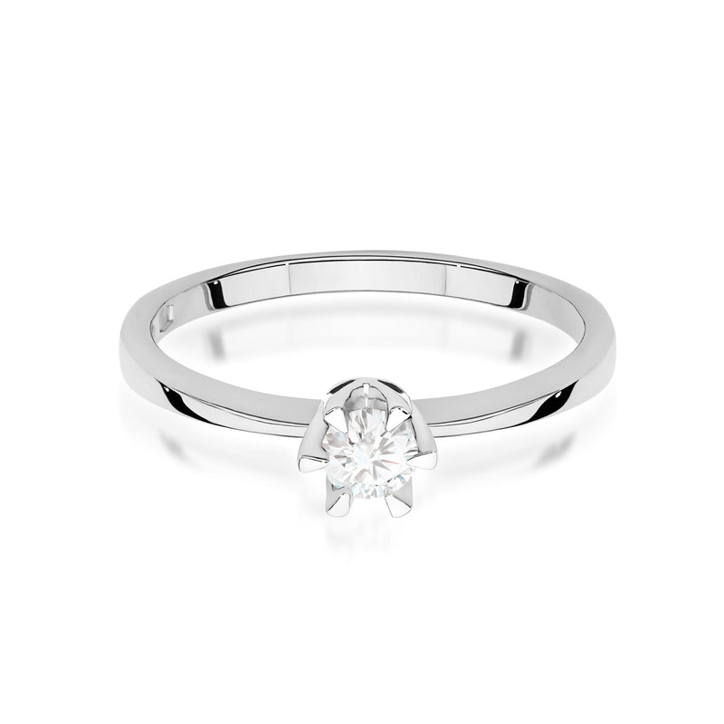 Inel Aur 9K cu Diamant Natural 0.20 ct, imaginea 6 din 8