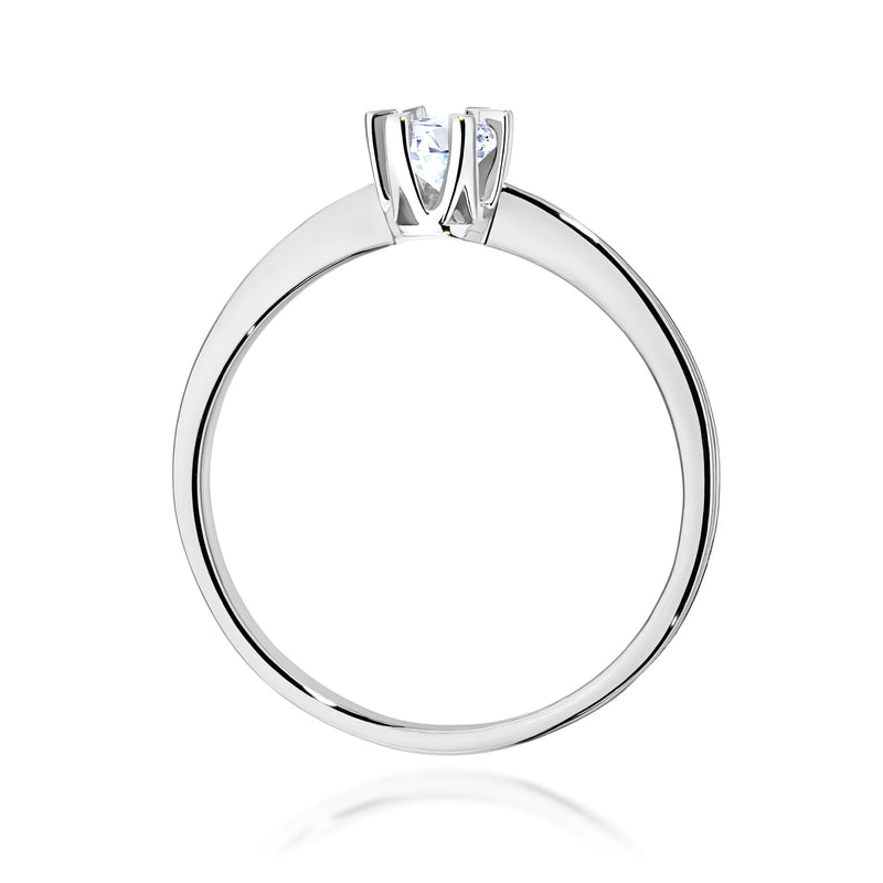 Inel Aur 9K cu Diamant Natural 0.20 ct, imaginea 7 din 8