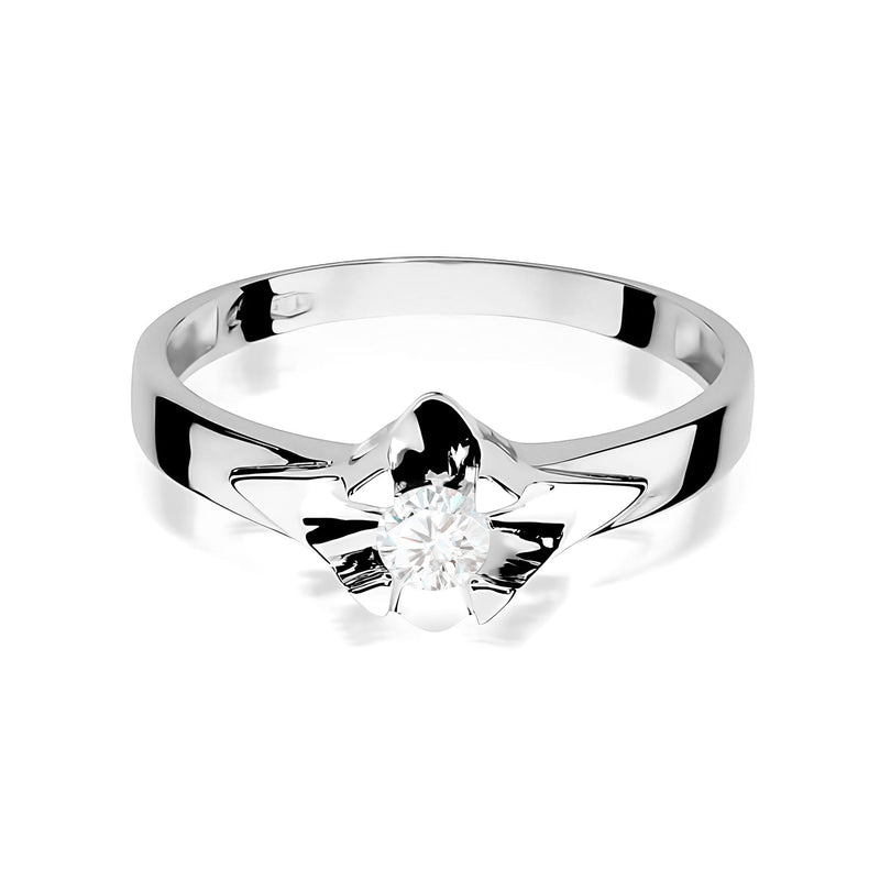 Inel Aur 9K cu Diamant Natural 0.23 ct, imaginea 6 din 8