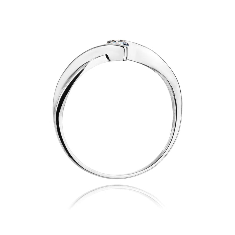 Inel Aur 9K cu Diamant Natural 0.08 ct, imaginea 7 din 7