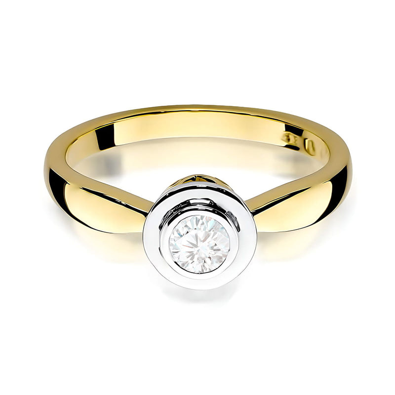 Inel Aur 9K cu Diamant Natural 0.30 ct, imaginea 2 din 8