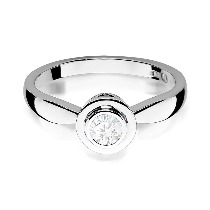 Inel Aur 9K cu Diamant Natural 0.30 ct, imaginea 6 din 8