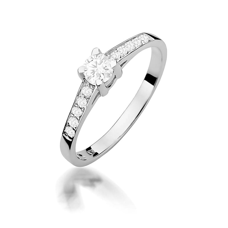 Inel Aur 9K cu Diamante de Laborator 0.45 ct, imaginea 5 din 8