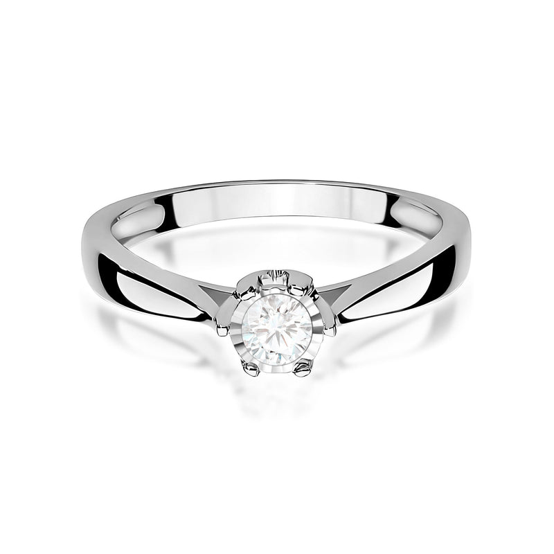Inel Aur 9K cu Diamant de Laborator 0.20 ct, imaginea 7 din 8