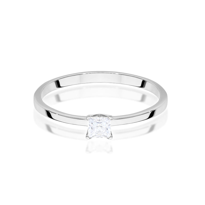 Inel Aur 9K cu Diamant Natural 0.15 ct, imaginea 6 din 8