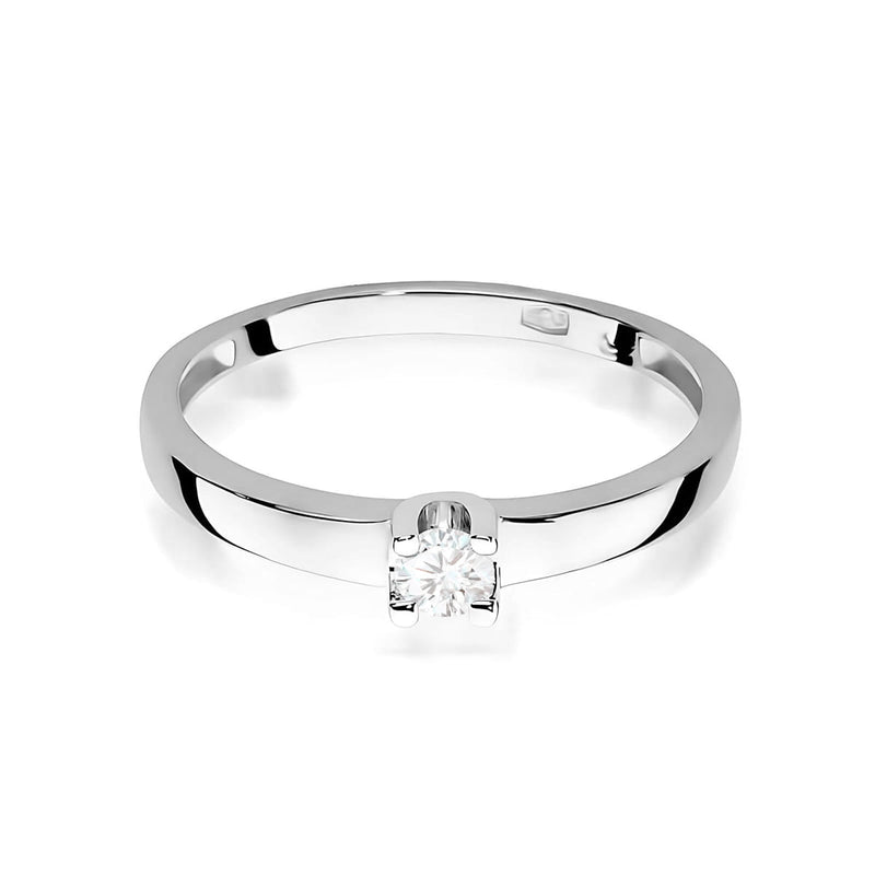 Inel Aur 9K cu Diamant Natural 0.12 ct, imaginea 6 din 8