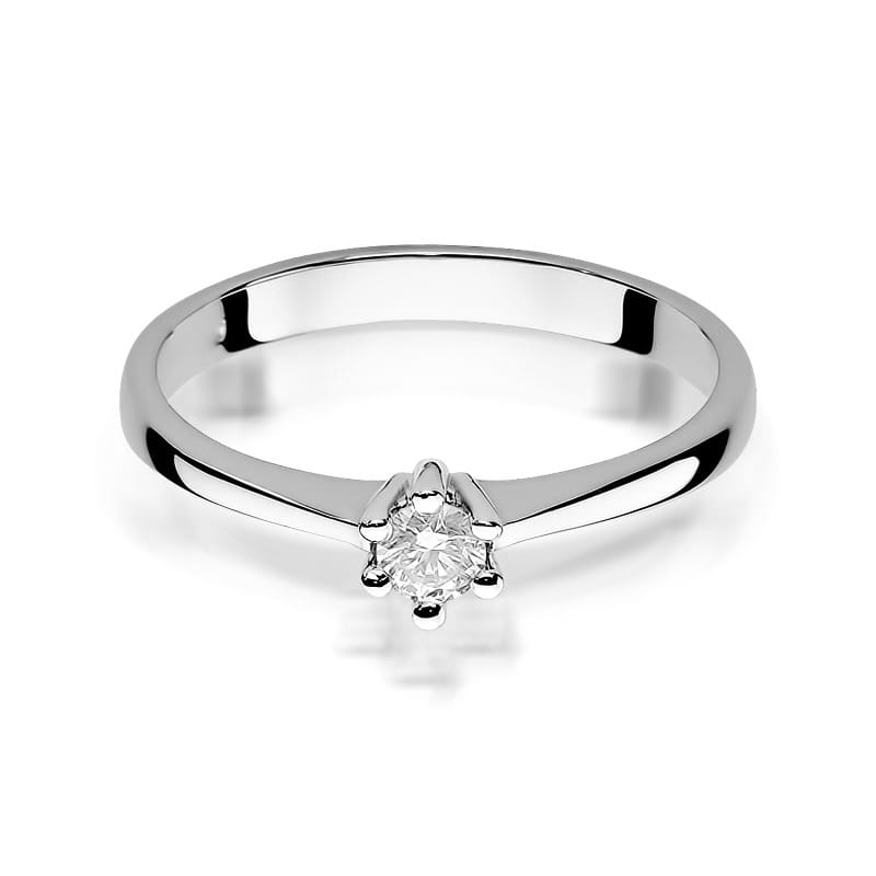 Inel Aur 9K cu Diamant Natural 0.20 ct, imaginea 6 din 8