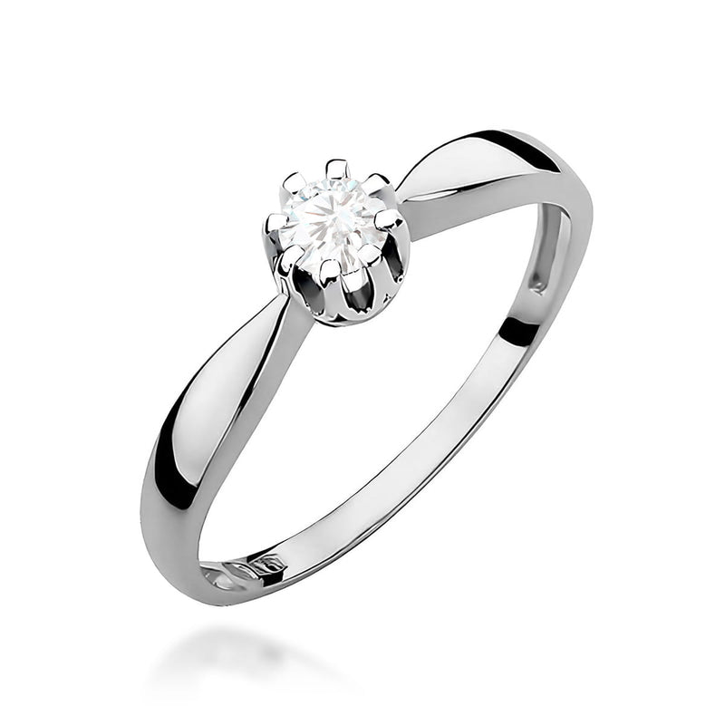 Inel Aur 9K cu Diamant Natural 0.20 ct, imaginea 5 din 7