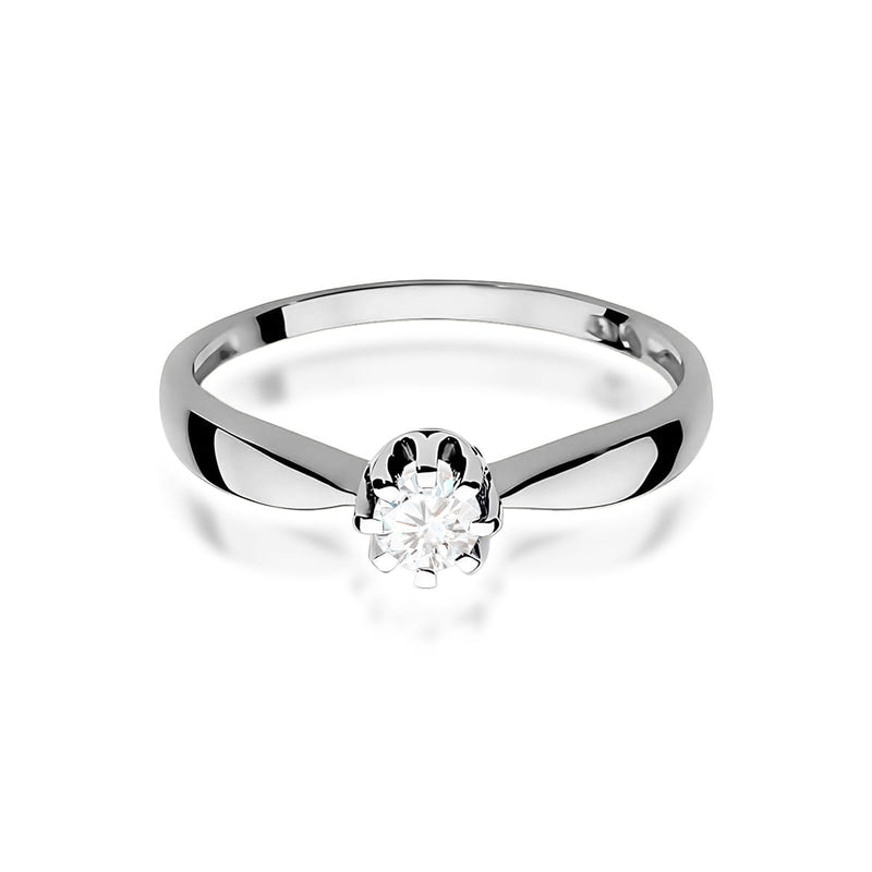 Inel Aur 9K cu Diamant Natural 0.20 ct, imaginea 6 din 7