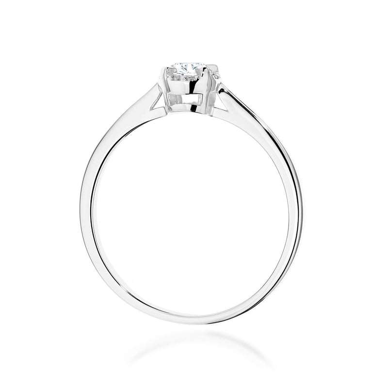 Inel Aur 9K cu Diamante Naturale 0.14 ct, imaginea 7 din 8