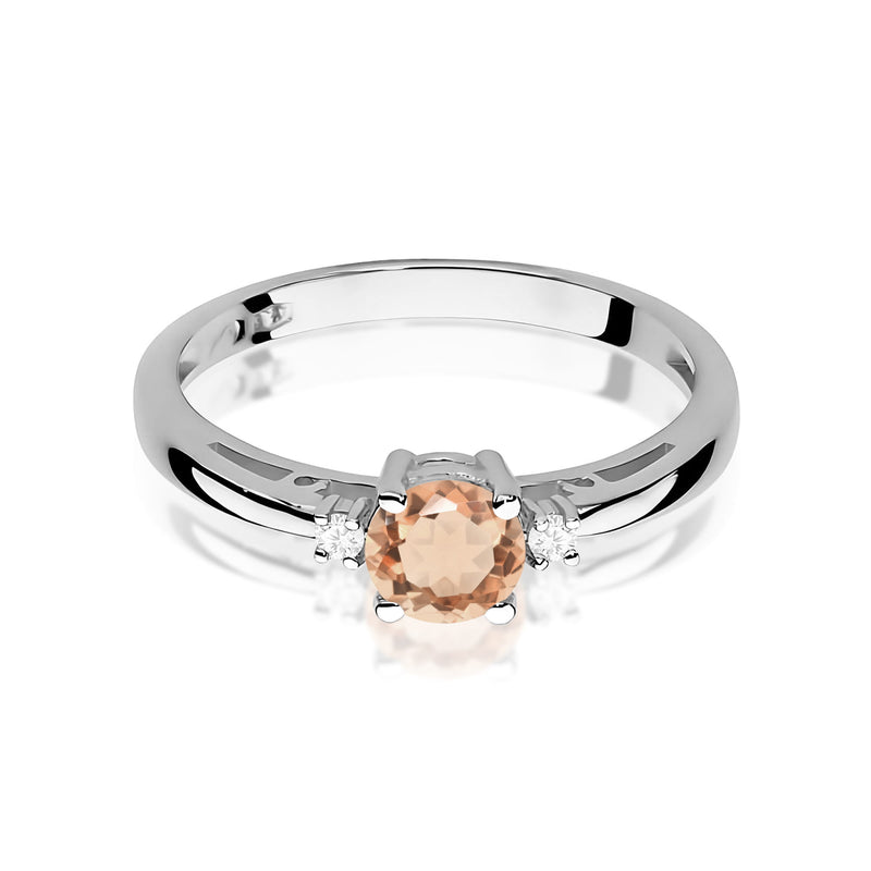 Inel Aur 9K cu Morganit 0.40 ct, imaginea 6 din 8