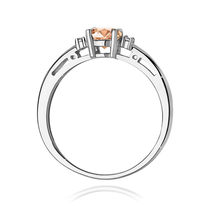 Inel Aur 9K cu Morganit 0.40 ct, imaginea 7 din 8