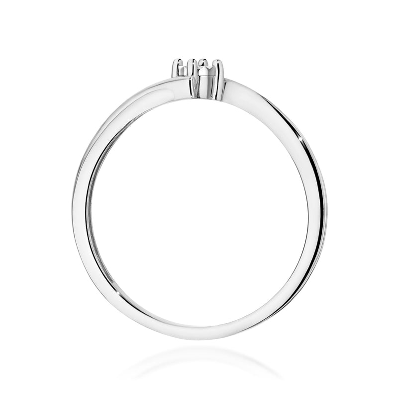 Inel Aur 9K cu Diamant Natural 0.01 ct, imaginea 7 din 8