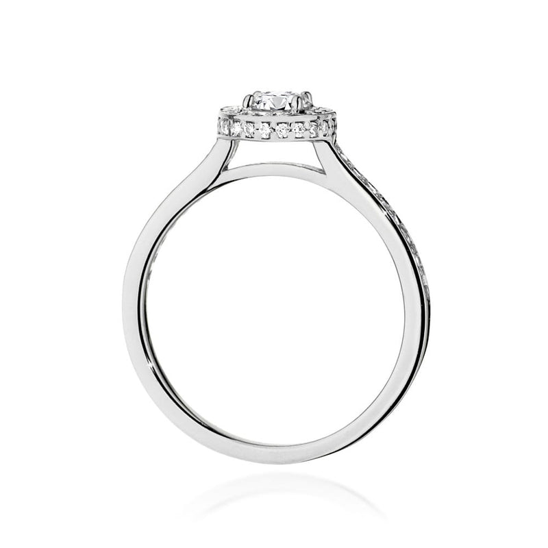 Inel Aur 9K cu Diamante de Laborator 0.74 ct, imaginea 6 din 6