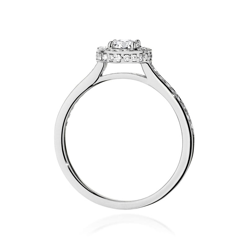 Inel Aur 9K cu Diamante de Laborator 0.87 ct, imaginea 6 din 6